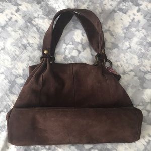 Gap Brown suede purse
